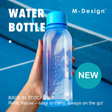 M-Design Sports Water Bottle – Reusable & Lightweight