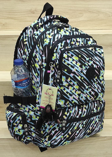 Kipling backpack cheerful color print
