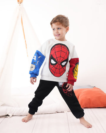 Marvel Superheroes Melton pajama – Spiderman, Iron Man & Captain America