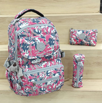 Kipling Vivid Pink Harmony Backpack