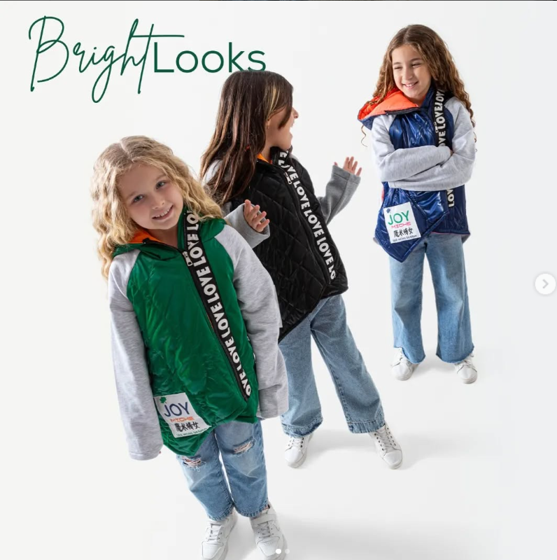 Girls Green & Grey Jacket – Bold Mix with Sporty Street Style