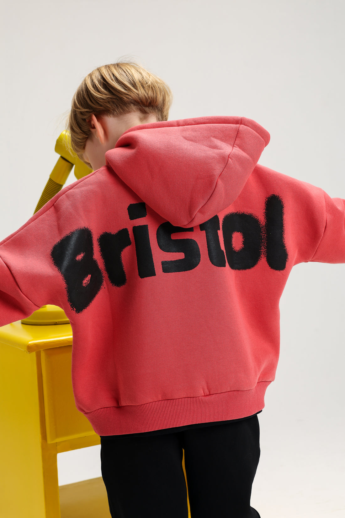 Kids Heavy Cotton Hoodie suit  – Bristol Print | Premium Winter Comfort 2