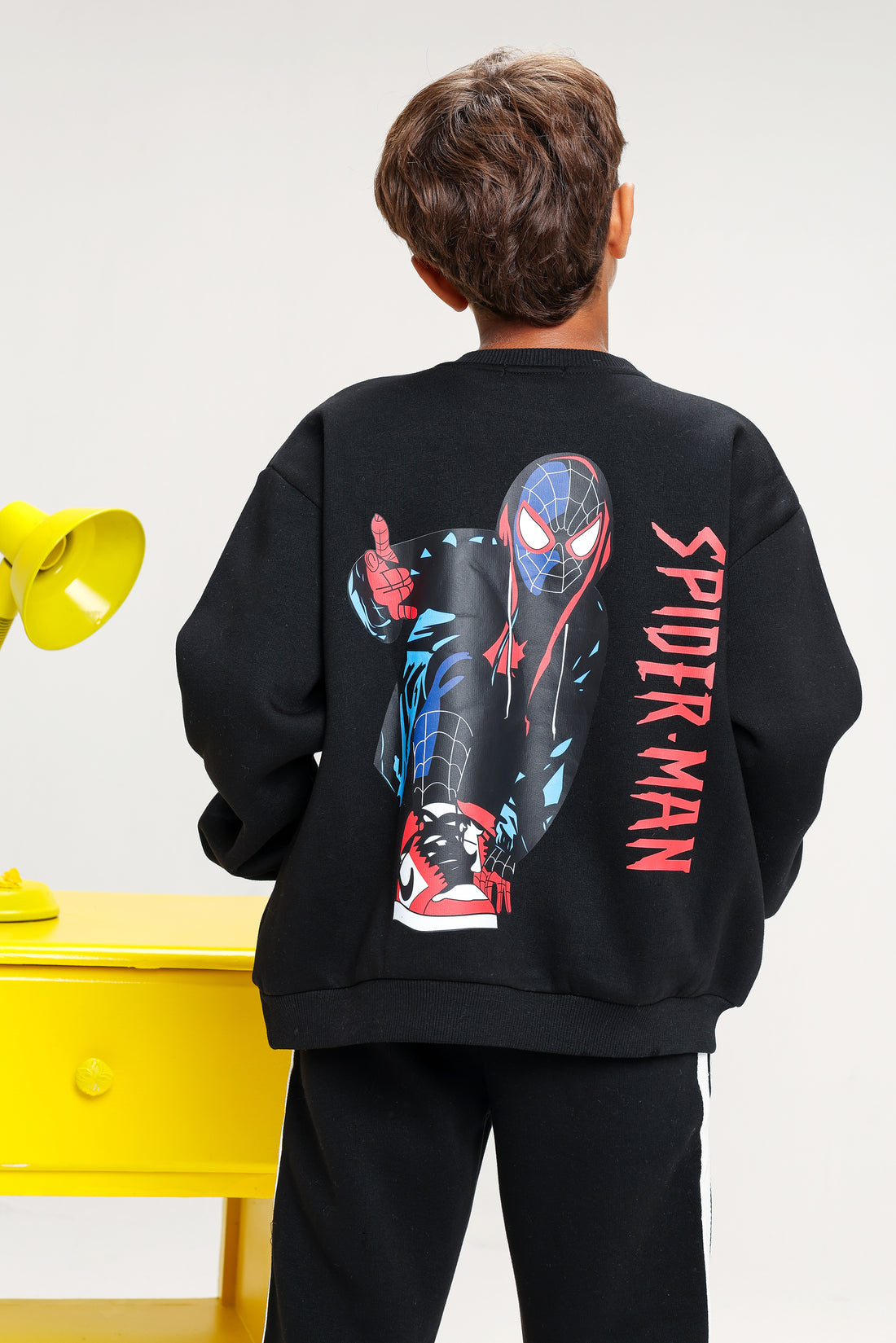 Spider-Man Winter black Tracksuit – Cozy Power for Little Heroes