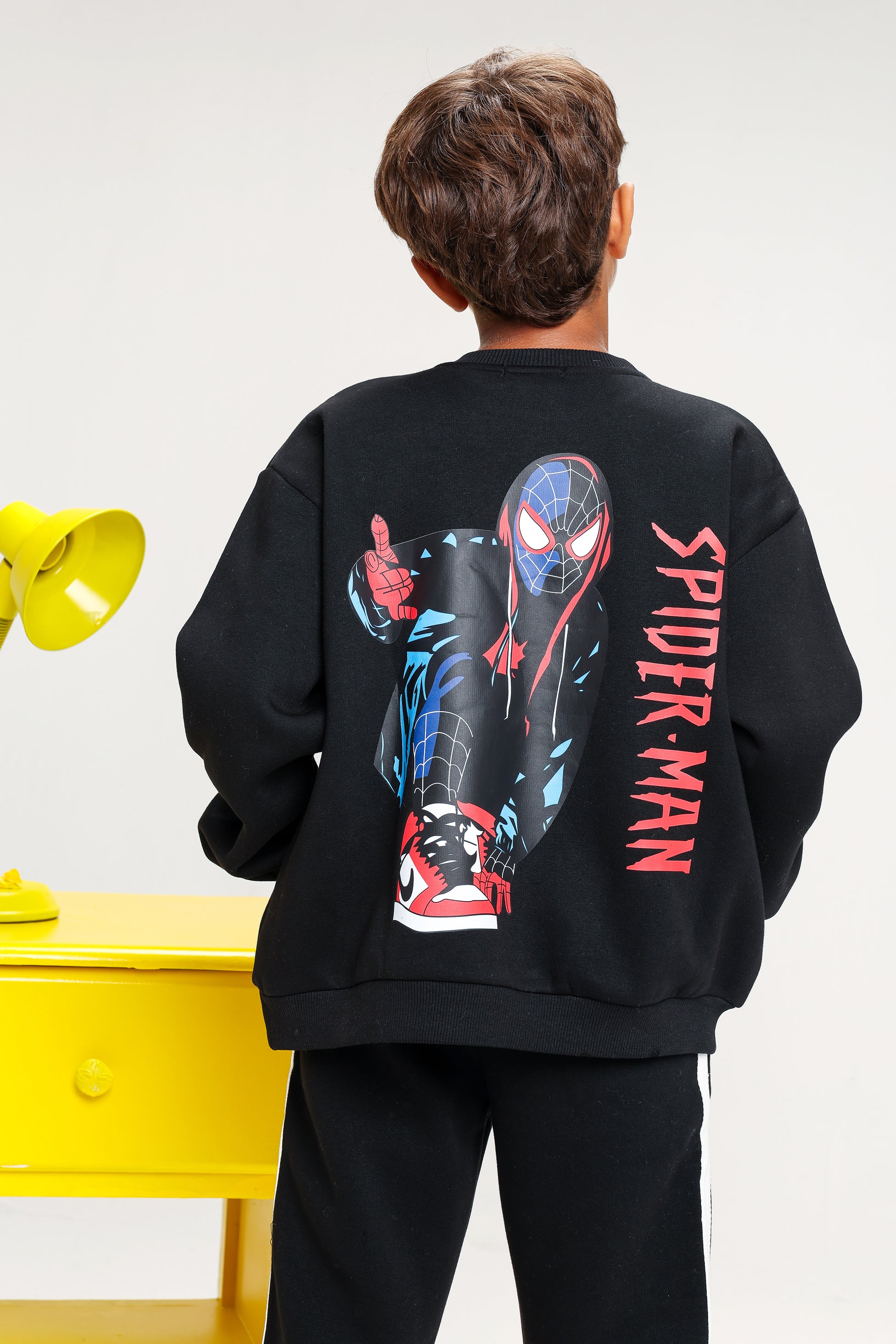 Spider-Man Winter black Tracksuit – Cozy Power for Little Heroes