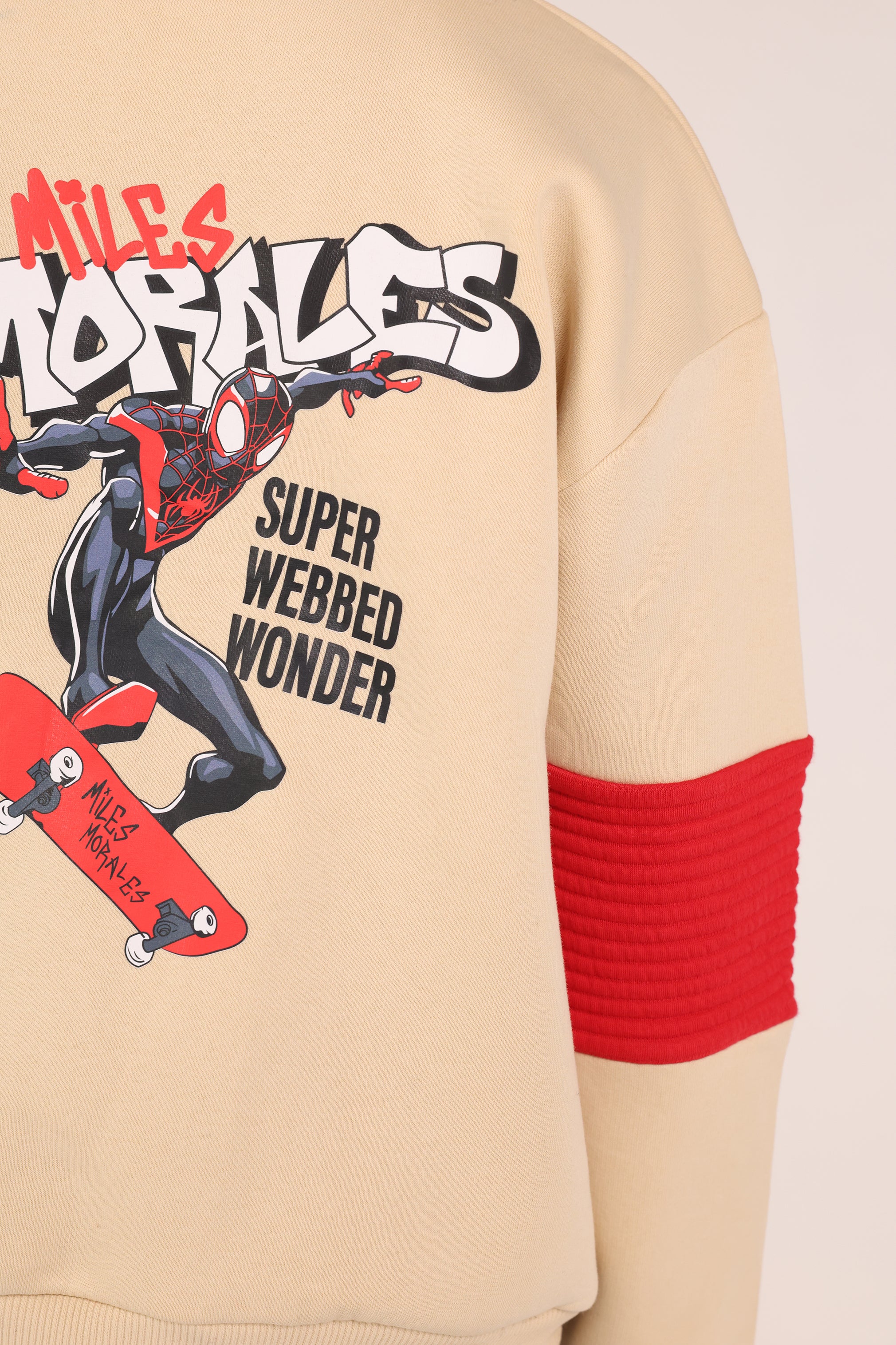 Spider-Man Kids Sweatshirt – Premium Cotton Half Zip Street Style