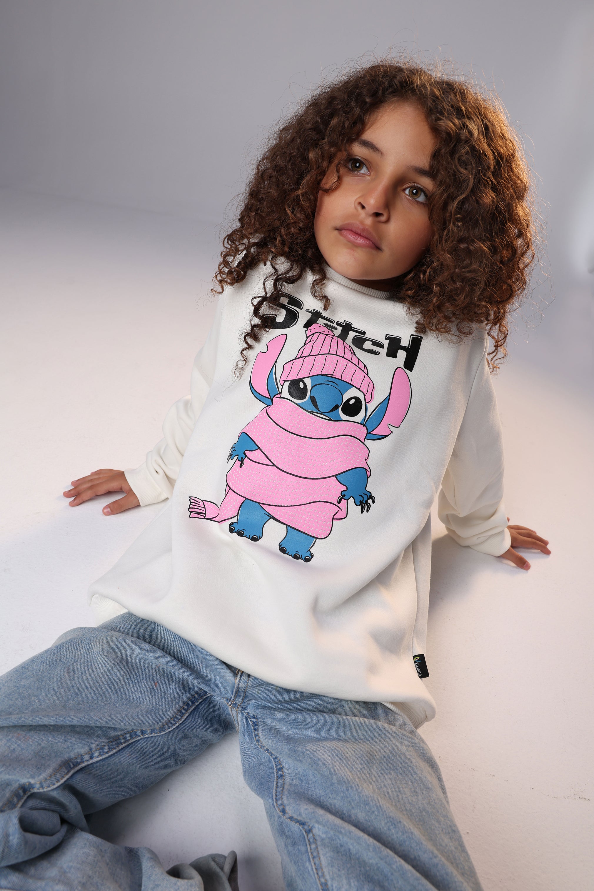 سويت شيرت وردي فاتح - ملابس رياضية ويومية