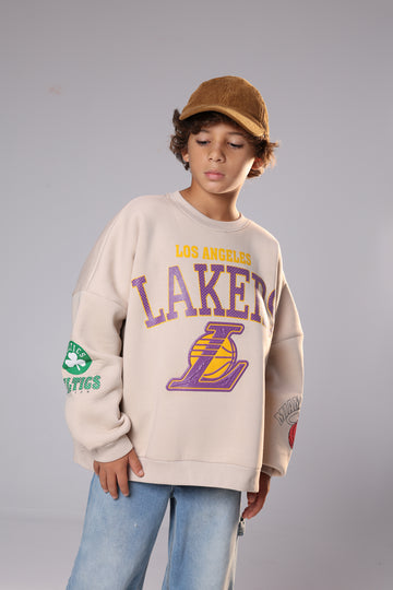 LA Lakers Oversized Sweatshirt – Street Sport Vibes