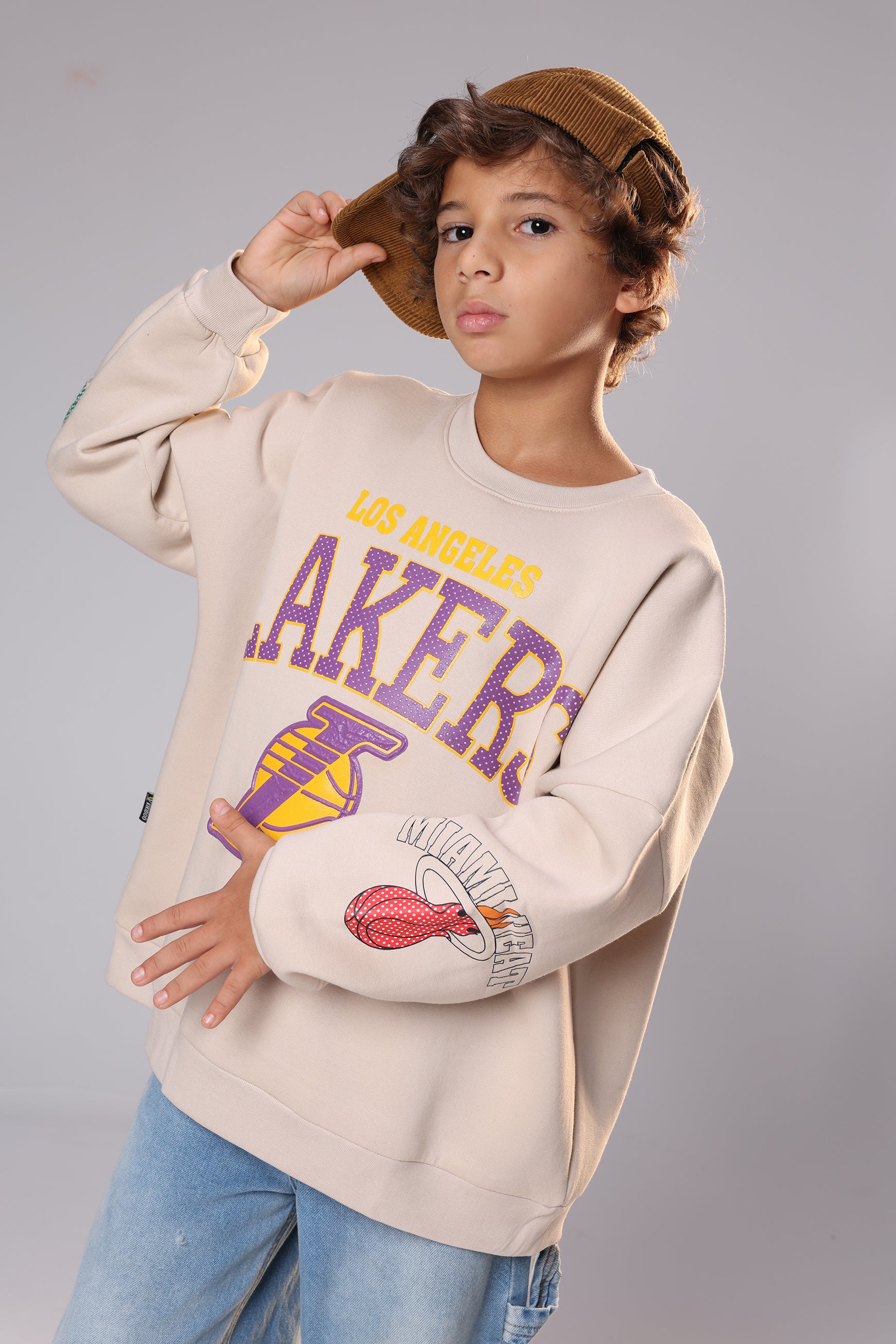 LA Lakers Oversized Sweatshirt – Street Sport Vibes