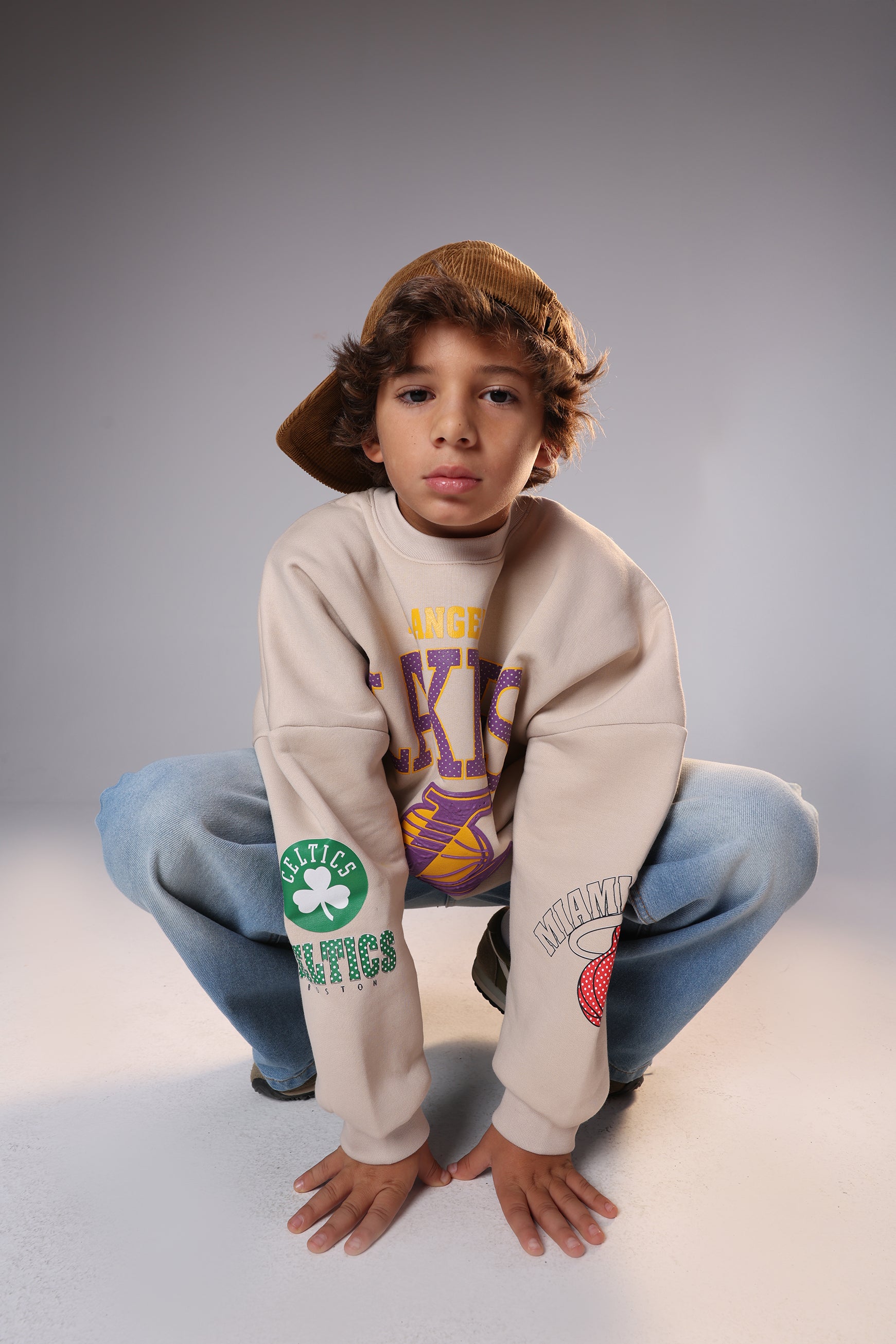 LA Lakers Oversized Sweatshirt – Street Sport Vibes