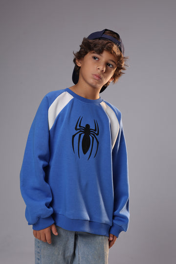 Blue Spider Sweatshirt – Bold Moves Start Here
