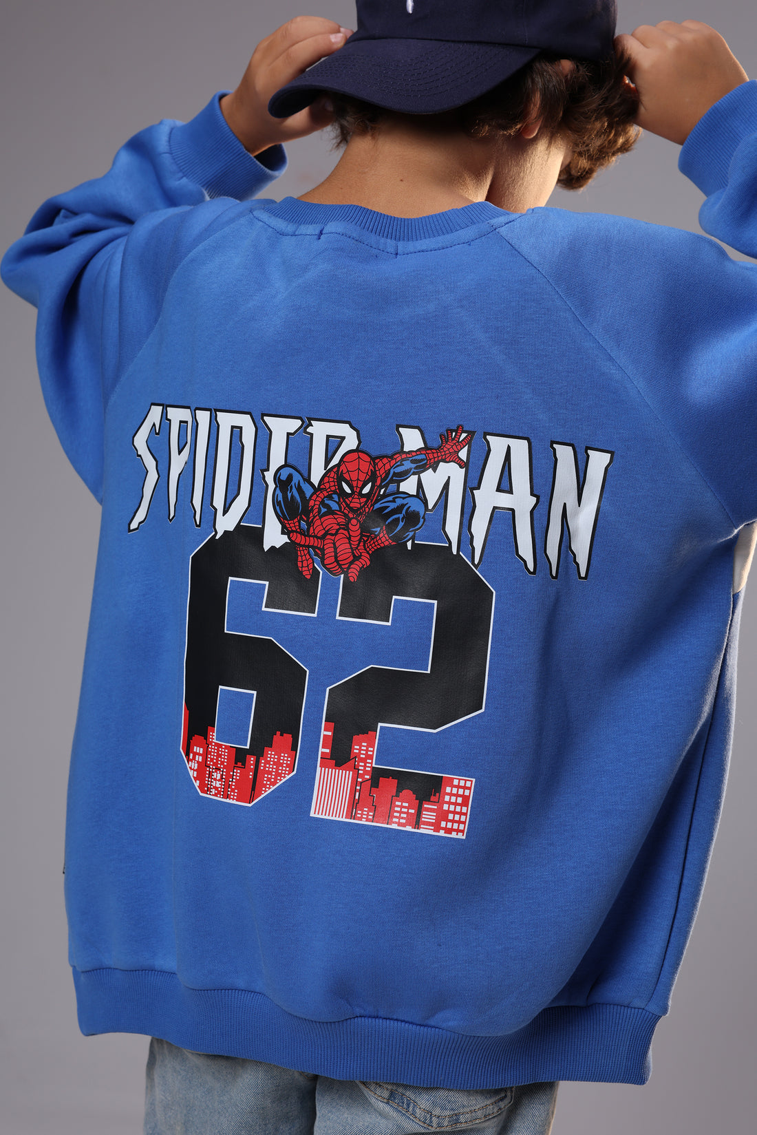Blue Spider Sweatshirt – Bold Moves Start Here