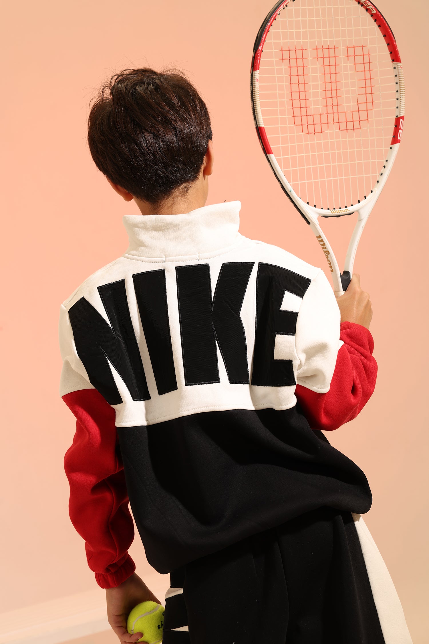 Kids Hoodie & Jogger Set – Color Logo Casual Sportswear