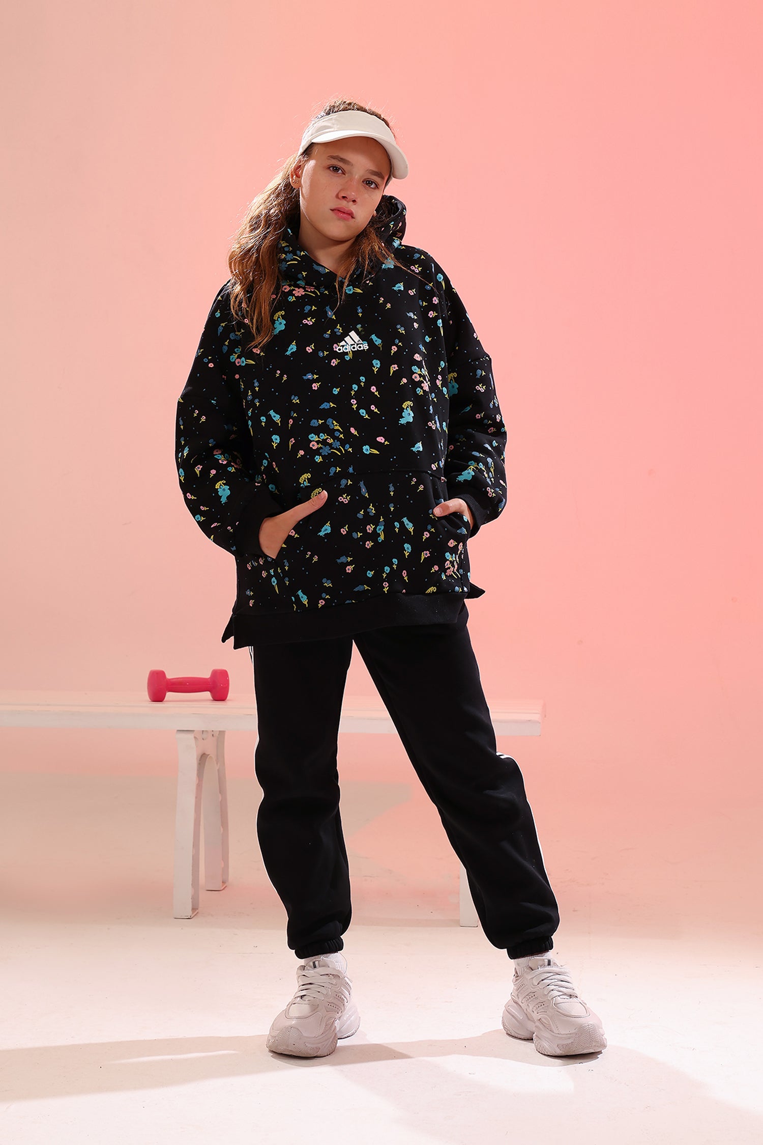 Kids Floral Printed Tracksuit – Cozy & Sporty Two-Piece Set 2