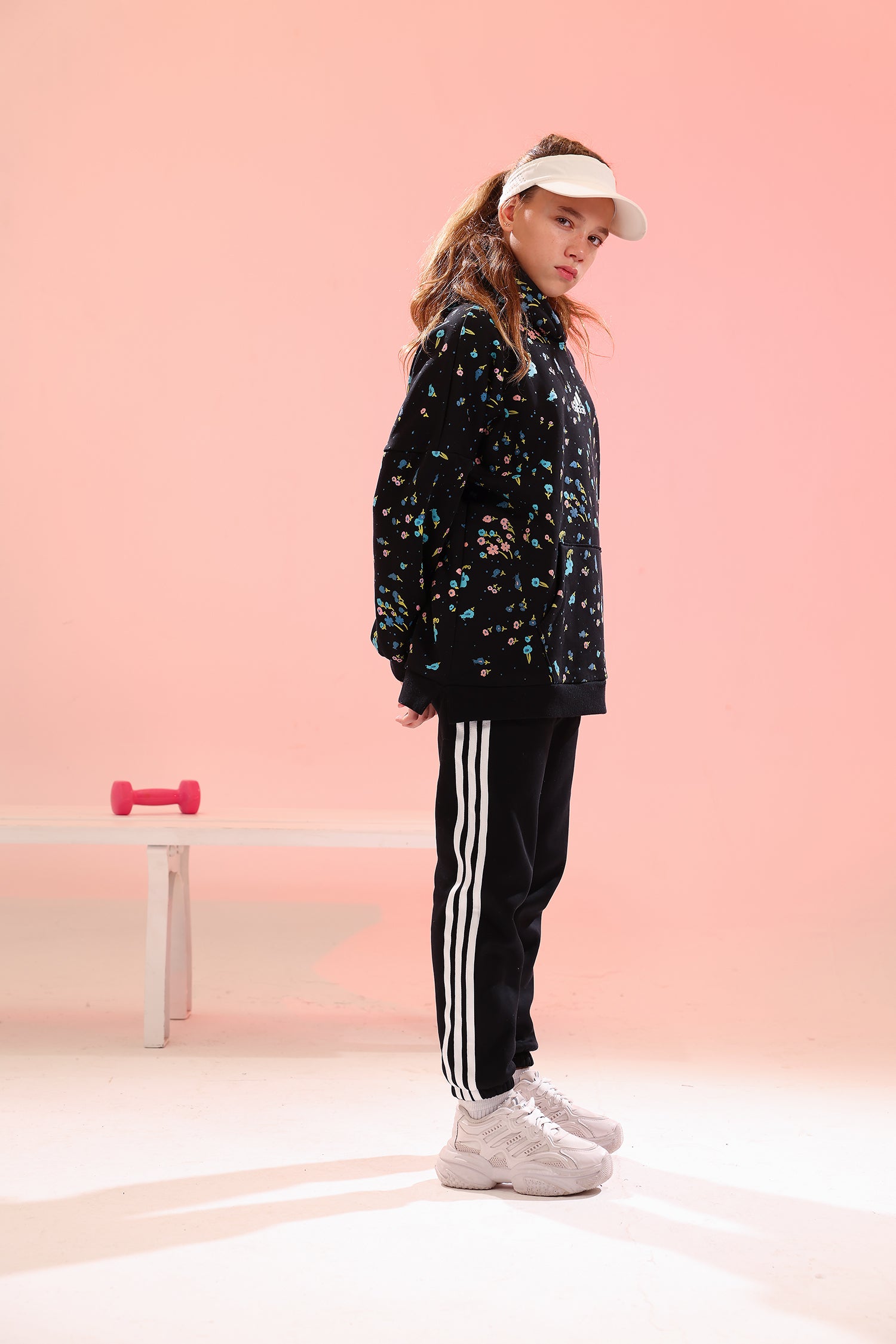 Kids Floral Printed Tracksuit – Cozy & Sporty Two-Piece Set 2