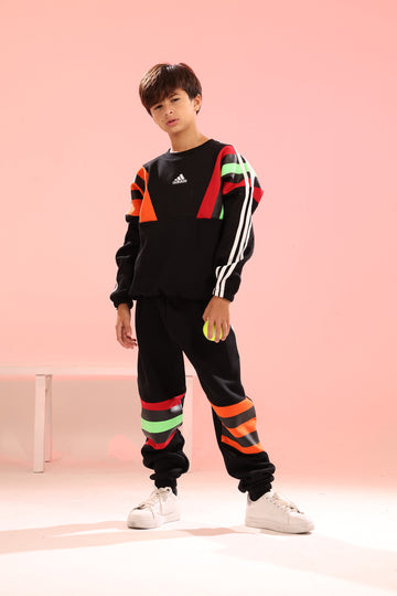 Kids color block sports set bold design all-day comfort - Kikidoo Kids Egypt
