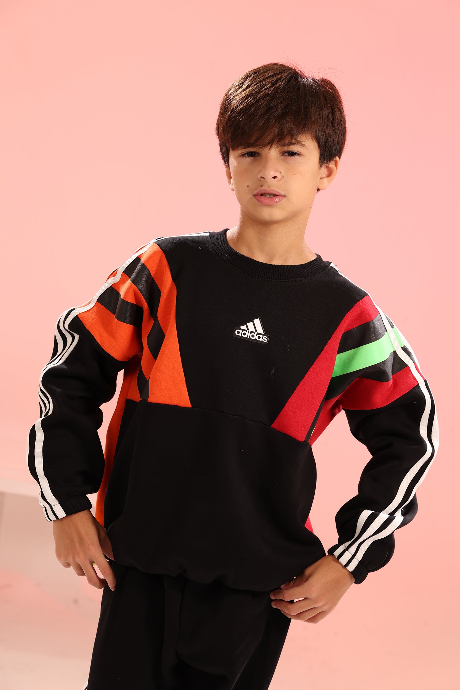 Kids Color Block Sports Set – Bold Design & All-Day Comfort
