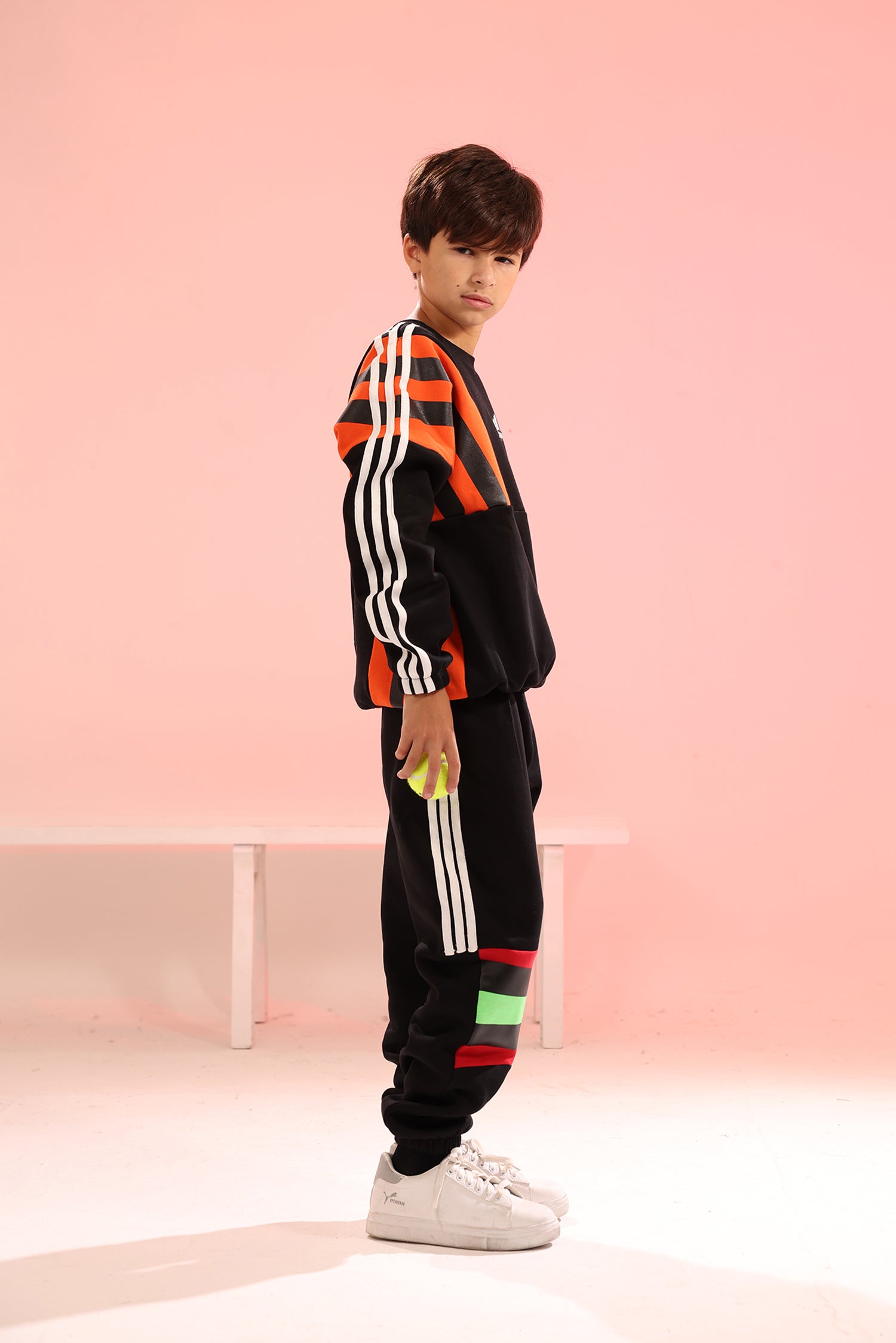 Kids Color Block Sports Set – Bold Design & All-Day Comfort