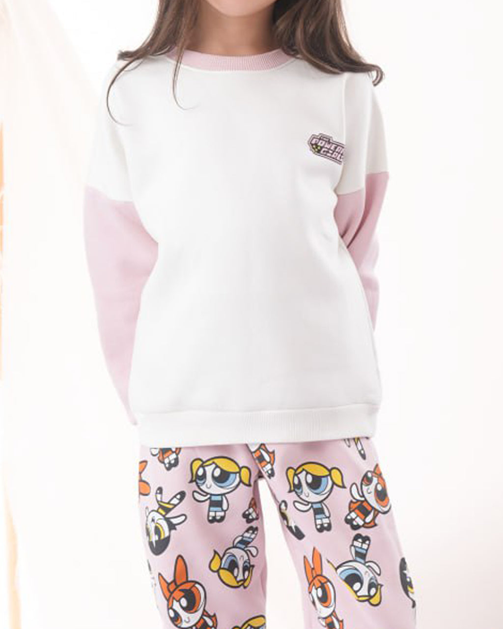 Playful Powerpuff Look Melton Pajama