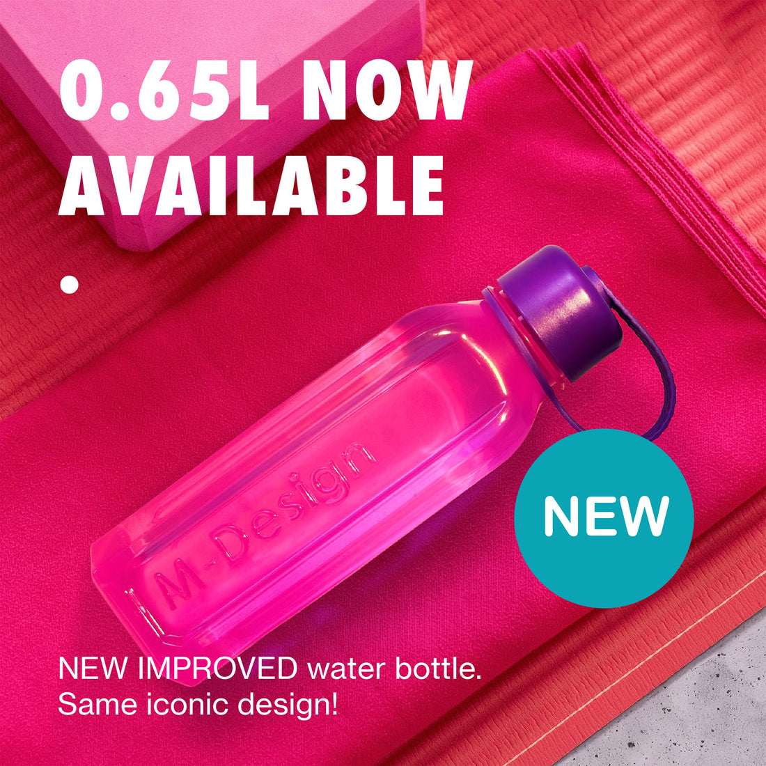 M-Design Water Bottle – Perfect for Kids on the Go