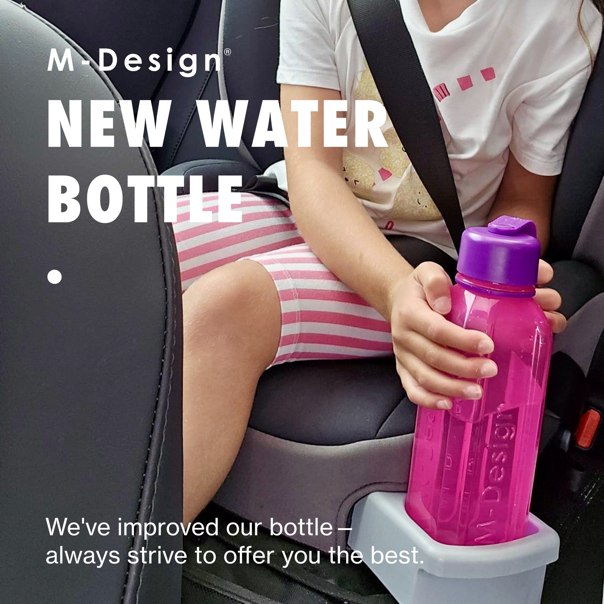 M-Design Water Bottle – Perfect for Kids on the Go