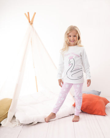 Swan Princess cotton Pajama Set