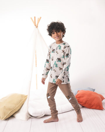 Forest Adventure Cotton Pajama Set