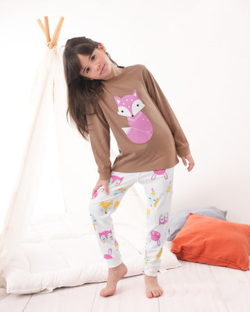 Cozy Fox Nights cotton pajama