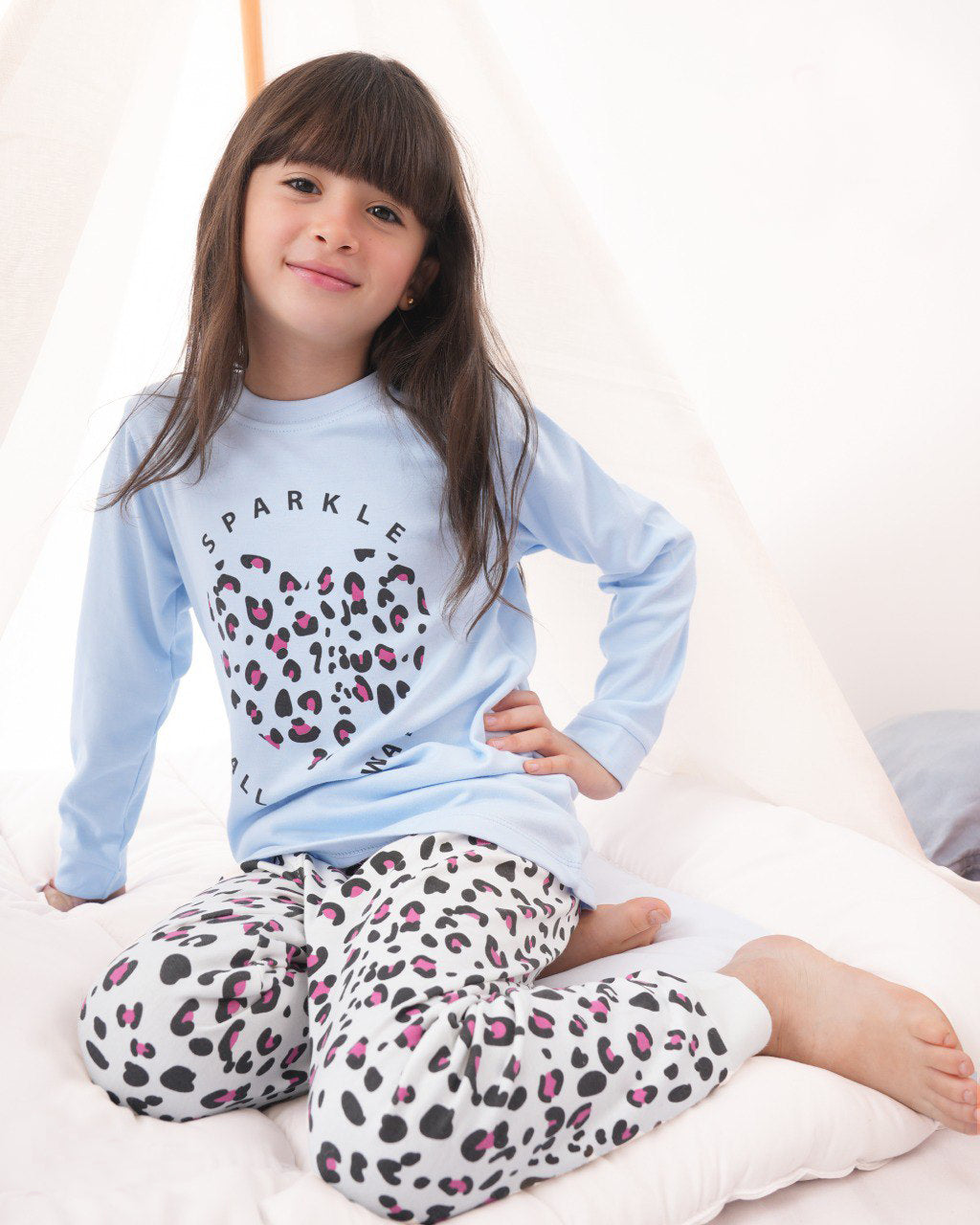 Sweet Heart Cotton Pajama Set
