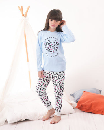 Sweet Heart Cotton Pajama Set