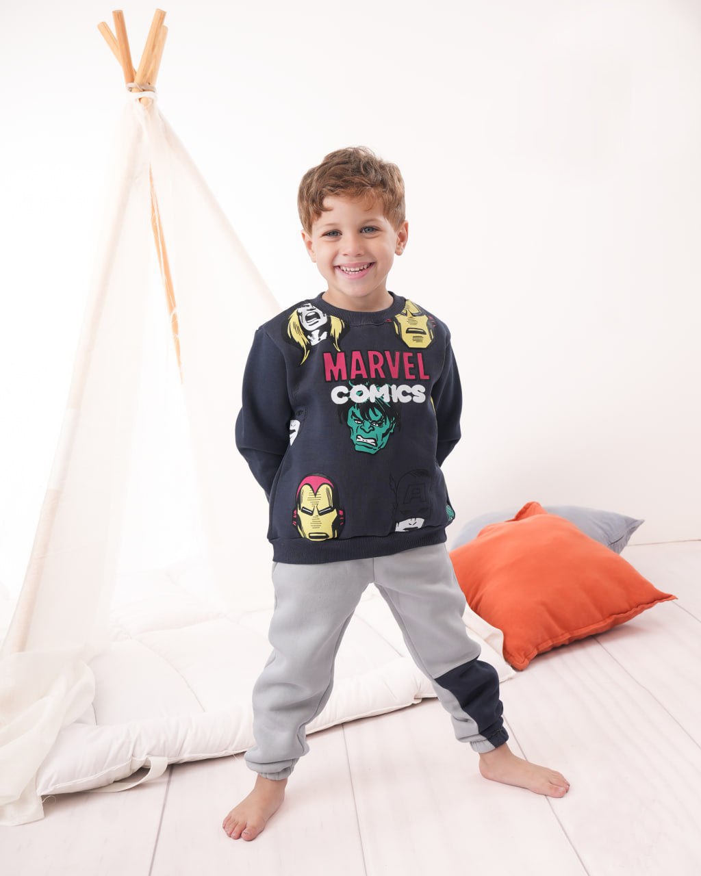 Hero Vibes Avengers  Melton pajama