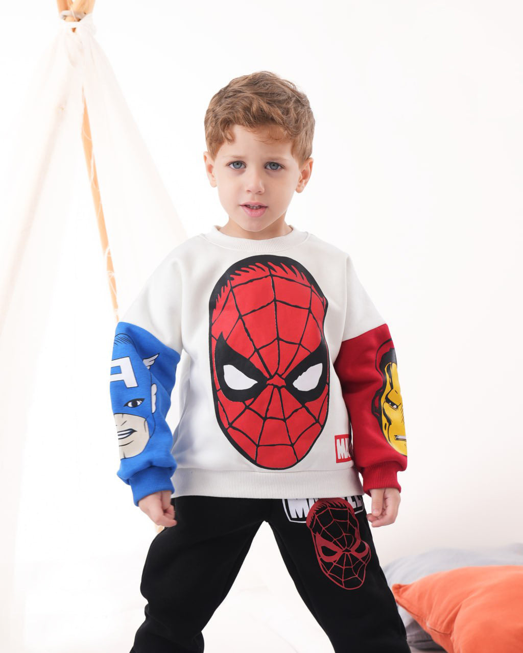 Marvel Superheroes Melton pajama – Spiderman, Iron Man & Captain America