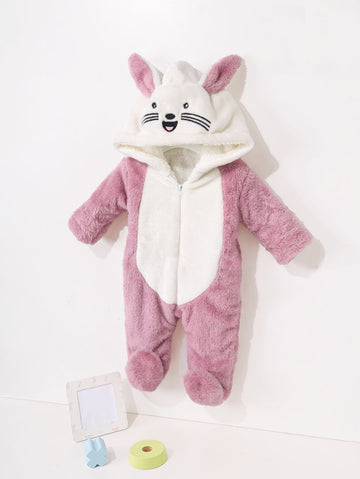 Baby Bunny Furry Jumpsuit – Soft, Cozy & Adorably Cute