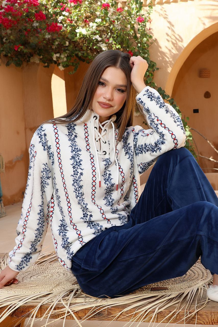 Elegant Boho Winter pajama – Soft, Cozy & Effortlessly Chic