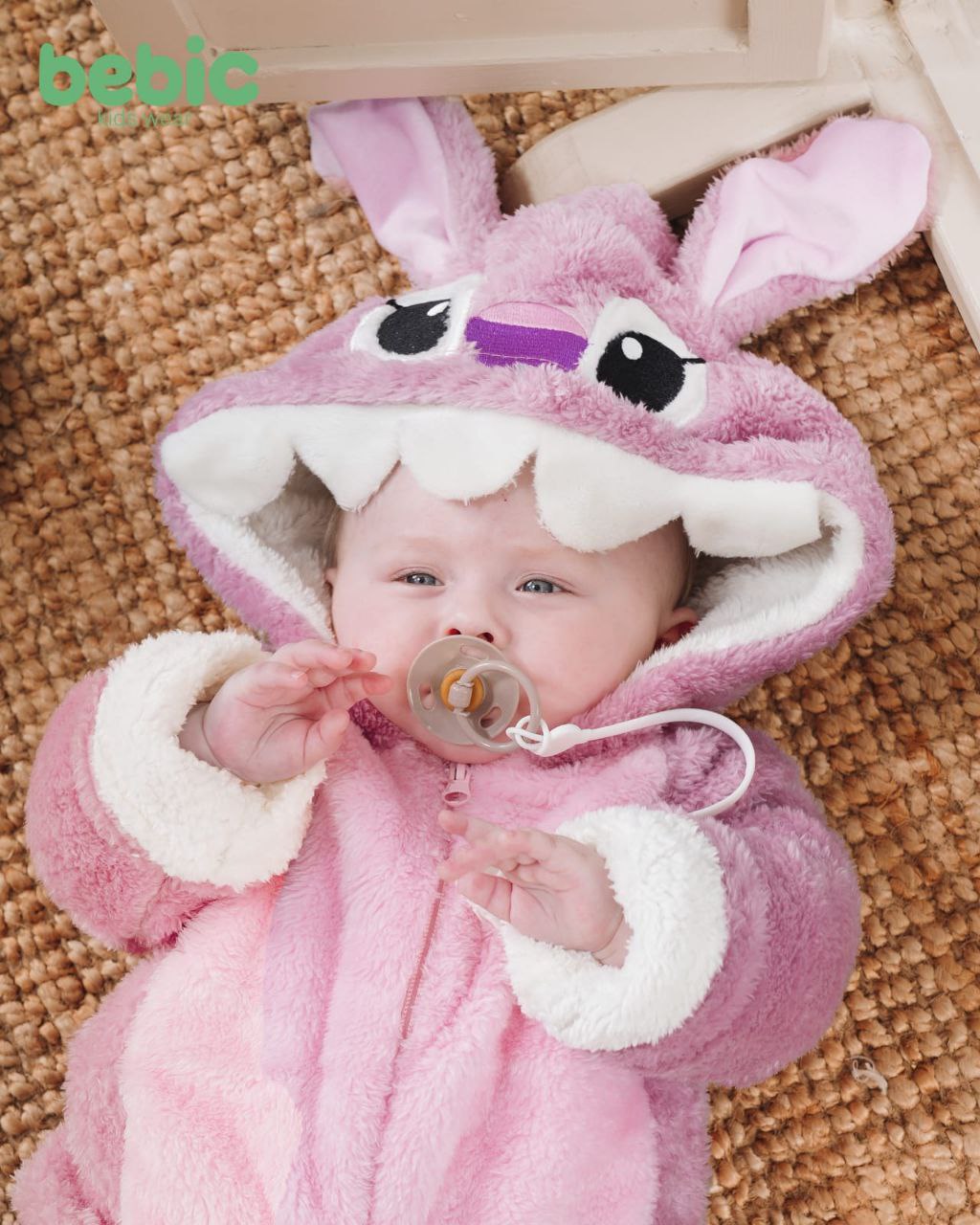 Baby Purple Monster Furry Jumpsuit – Ultra-Soft & Super Cute Costume