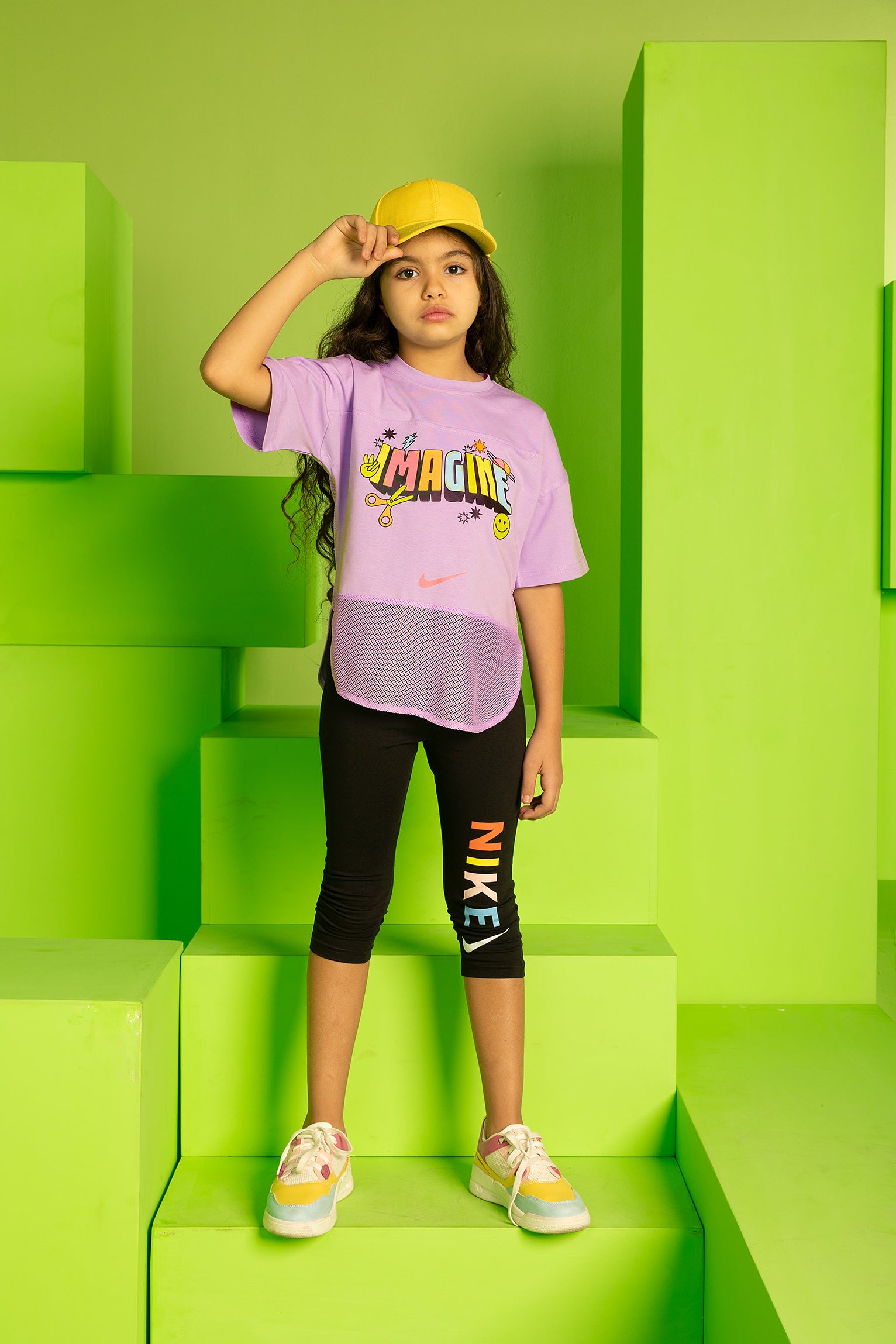Ready to own the spotlight? This look is pure energy and color!