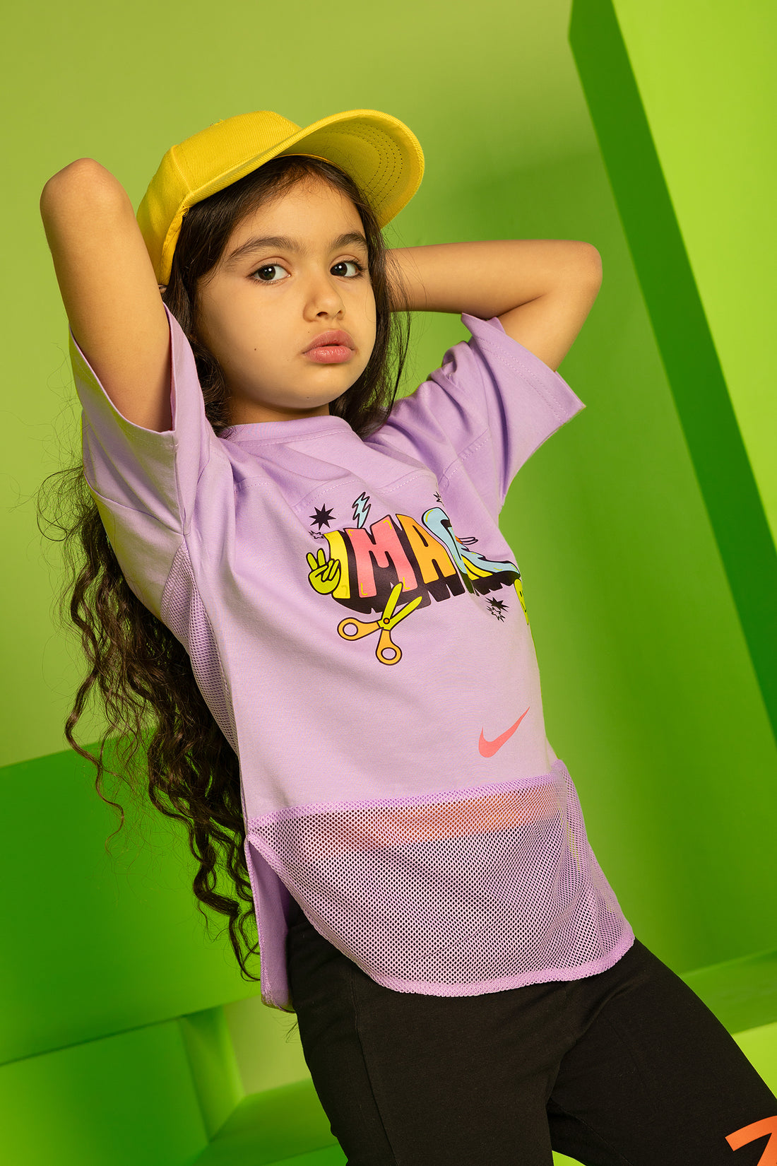 Ready to own the spotlight? This look is pure energy and color!