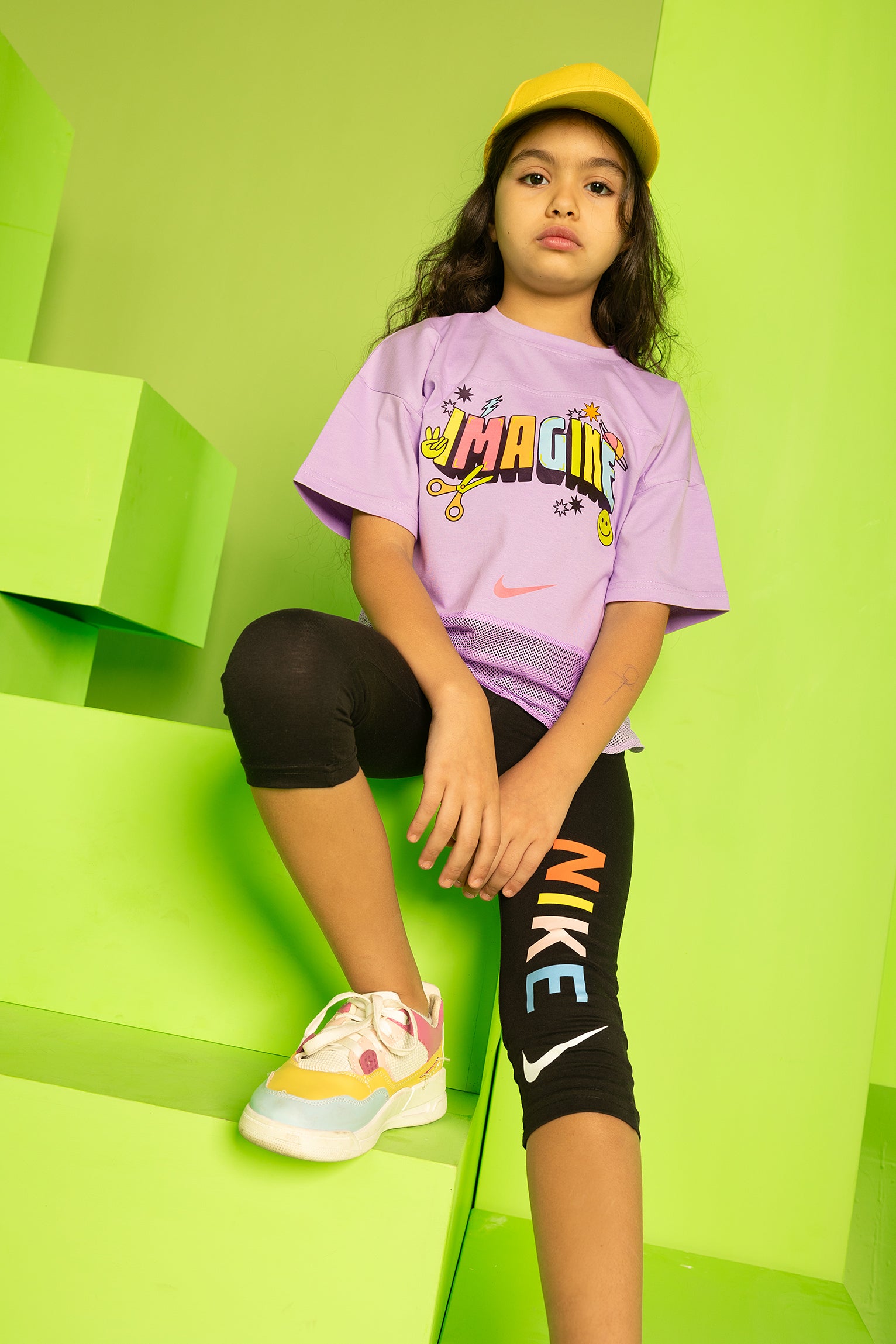 Ready to own the spotlight? This look is pure energy and color!