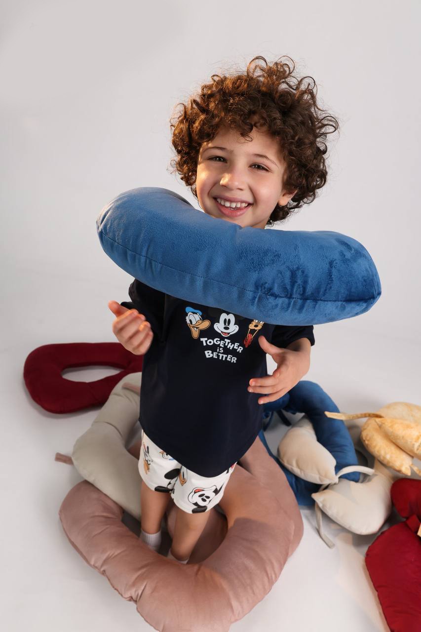 Disney Mickey & Friends Kids Summer Pajama Set – Navy Cotton T-Shirt & Printed Shorts