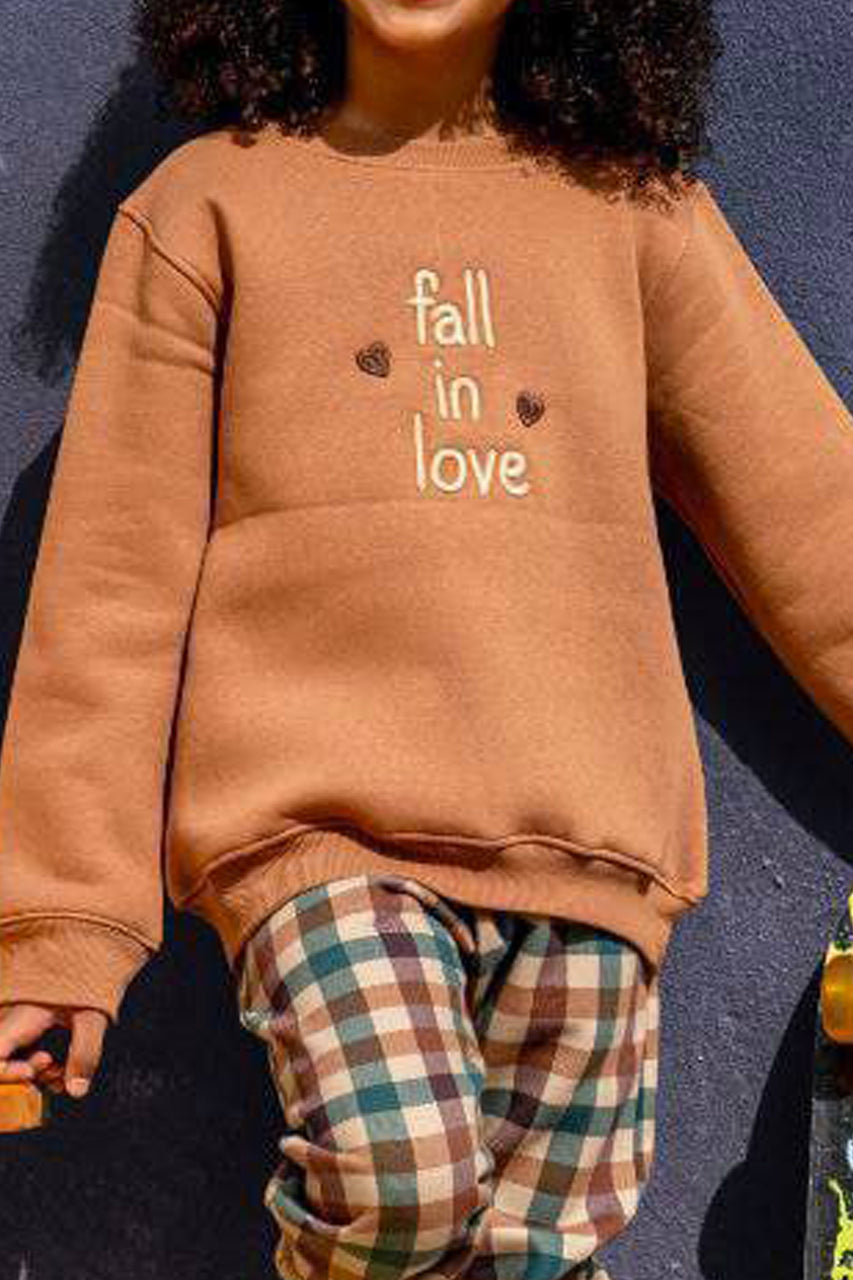 Fall in Love Outfit – Cozy Girls’ Plaid Winter Set