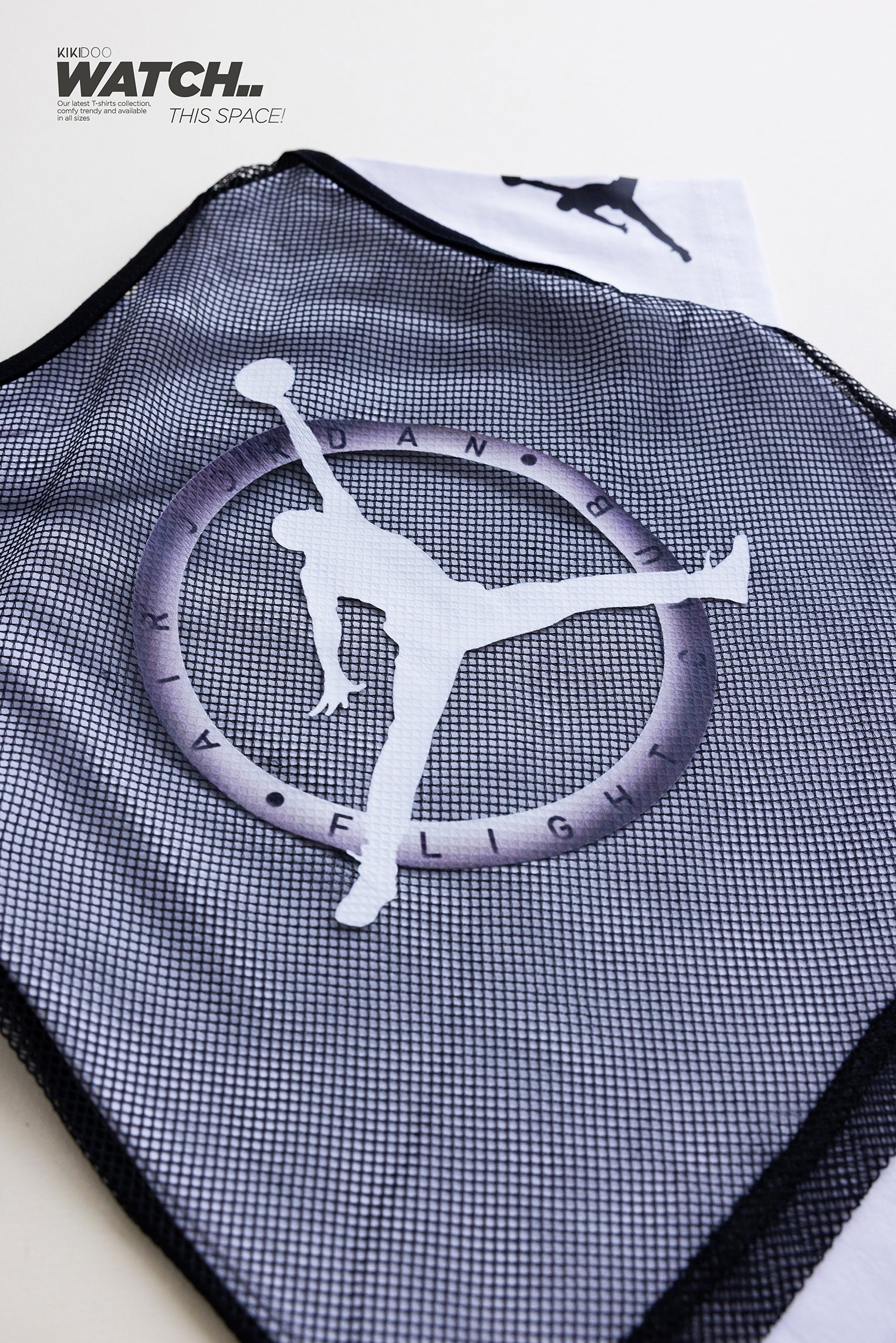 Jordan Basketball Boys' Set – Mesh Tank Over White Tee & Red Shorts