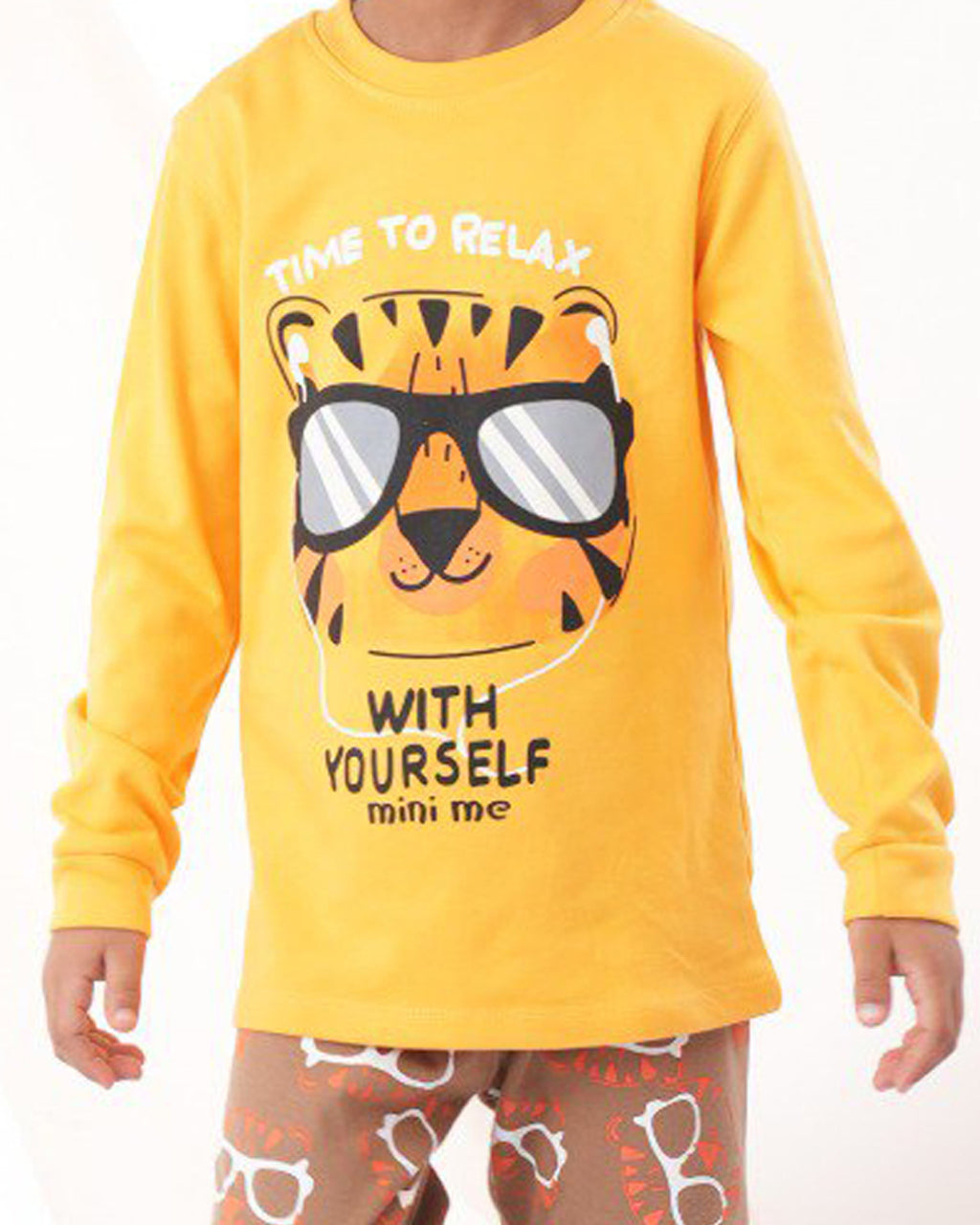 Cool Tiger Cotton Pajama Set