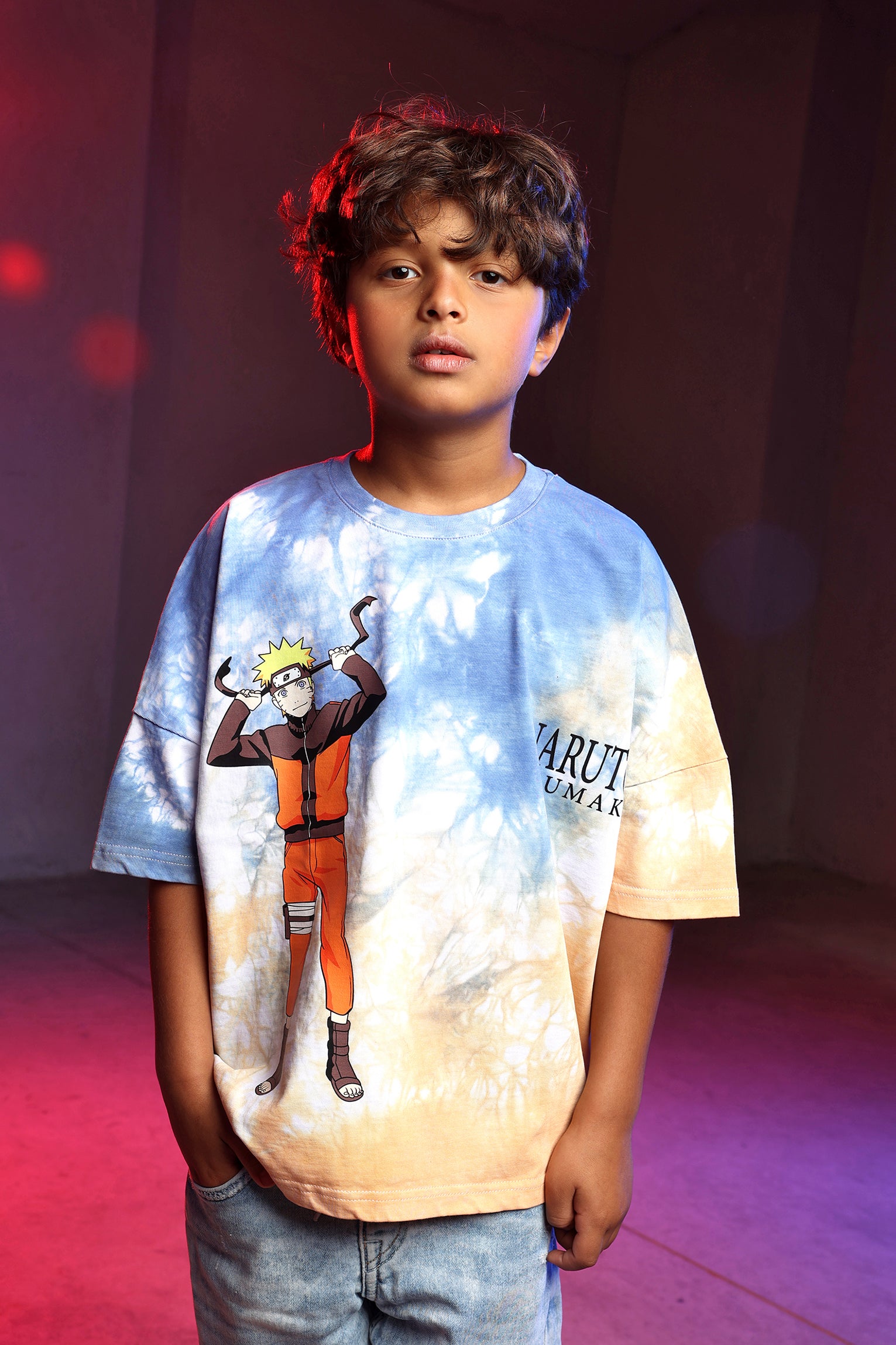 Naruto vibes meet bold tie-dye style ⚡️