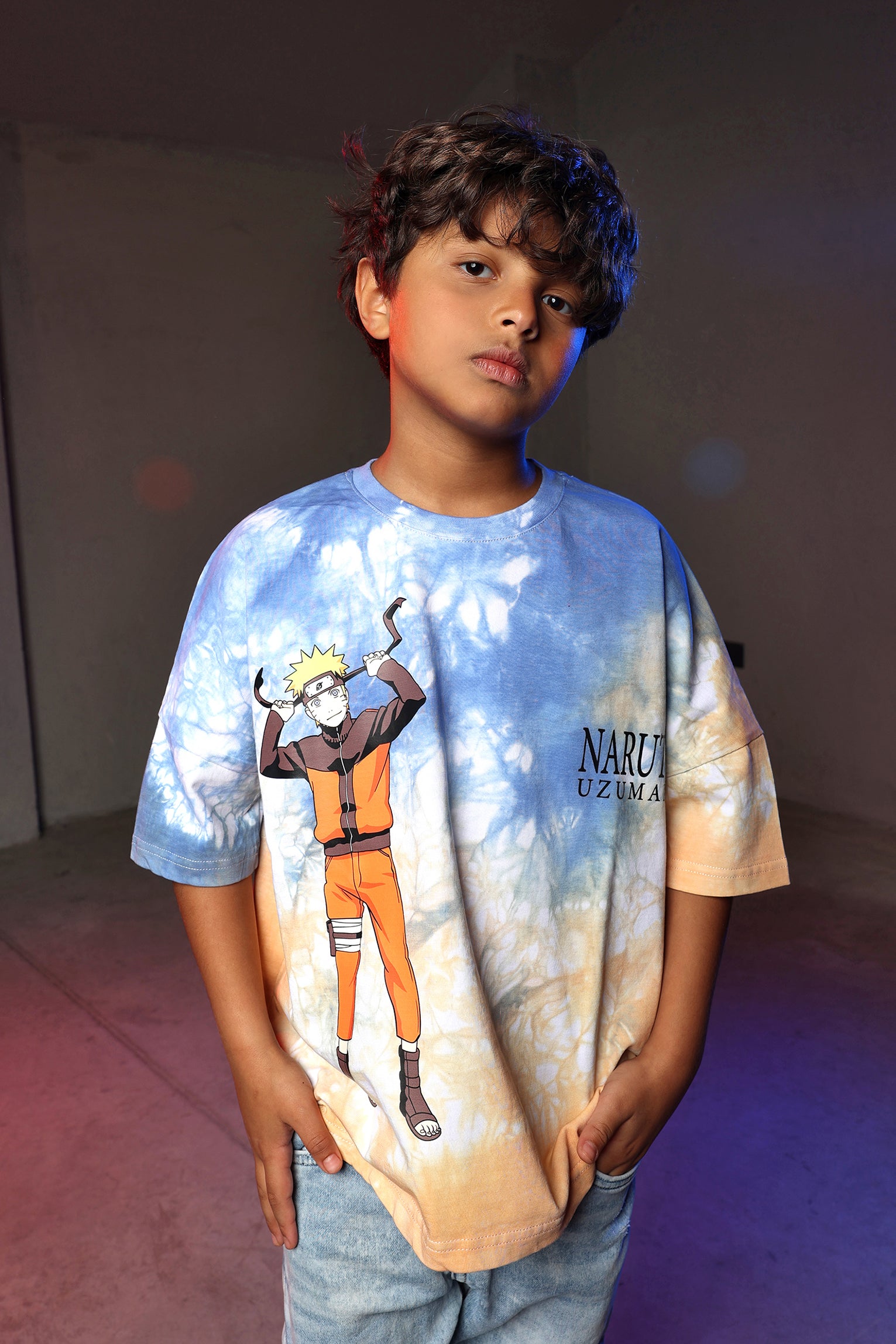 Naruto vibes meet bold tie-dye style ⚡️