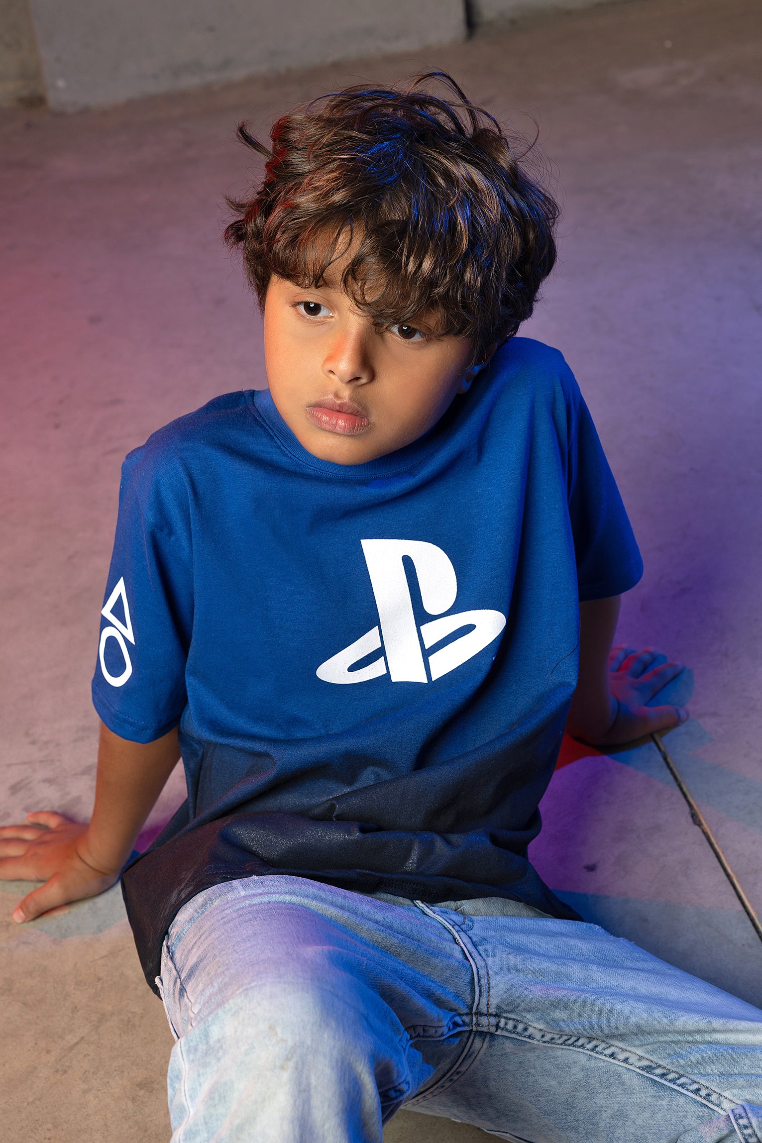 Boys' PlayStation T-Shirt – Gaming Logo Graphic Print