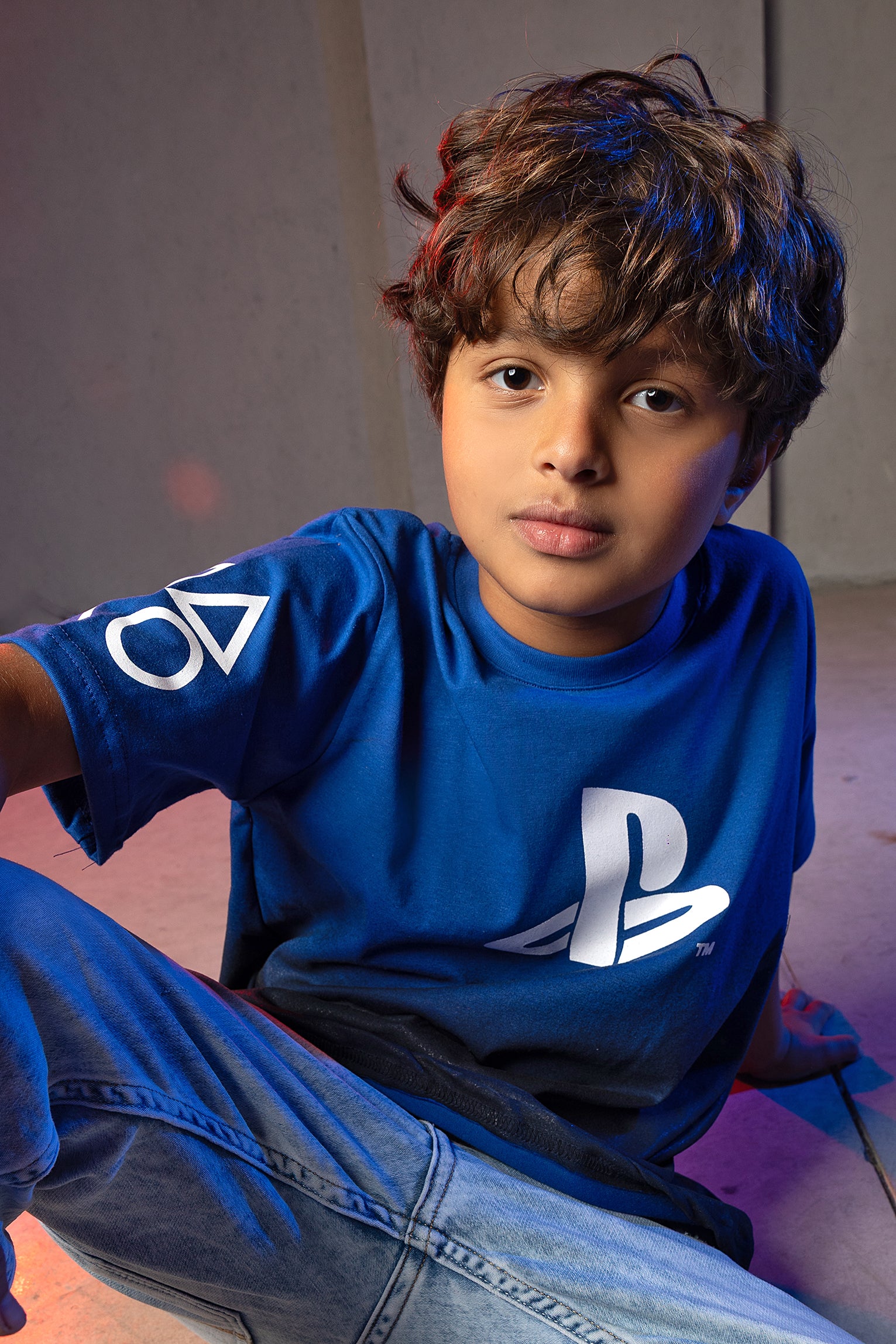 Boys' PlayStation T-Shirt – Gaming Logo Graphic Print