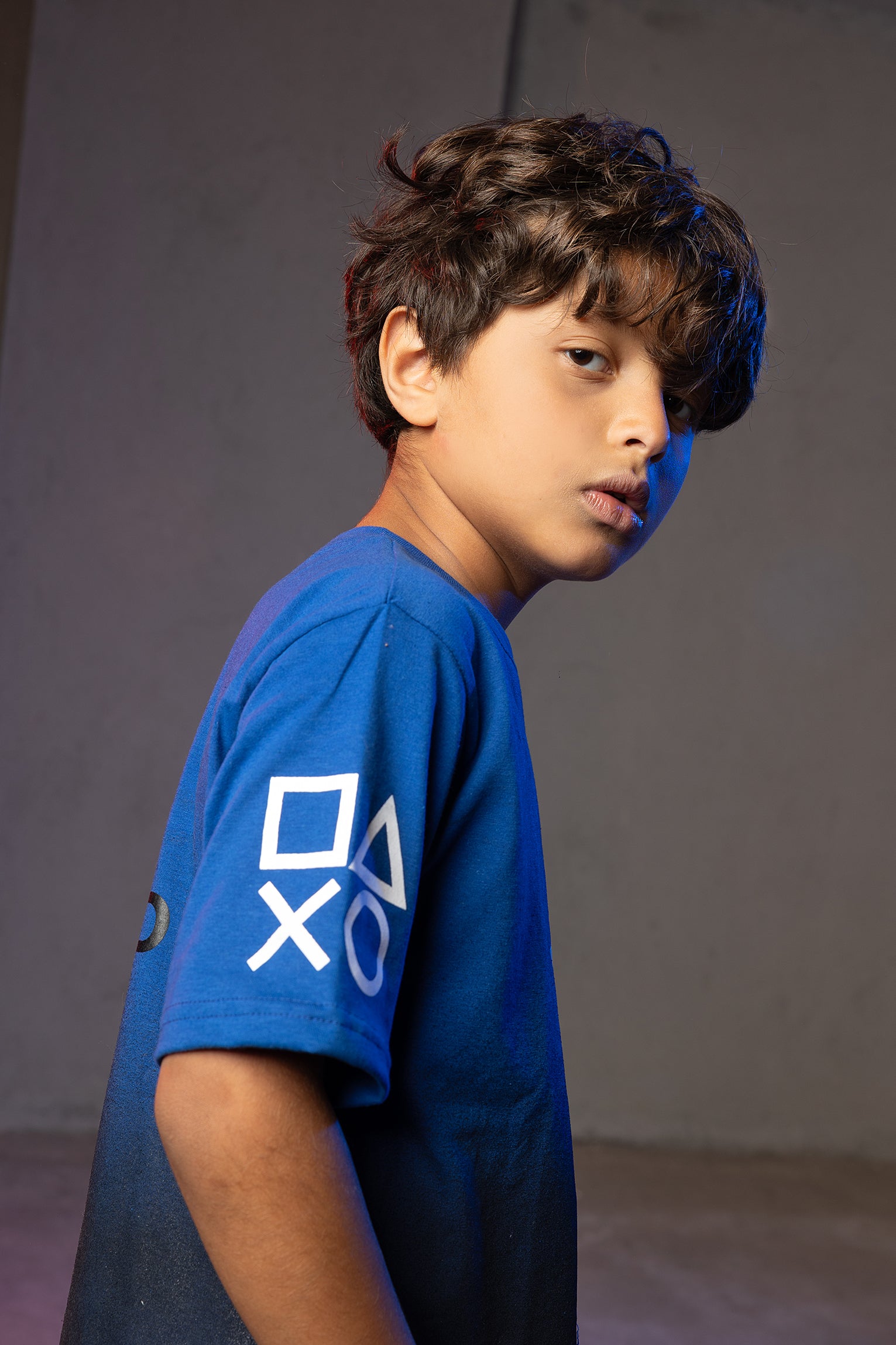 Boys' PlayStation T-Shirt – Gaming Logo Graphic Print