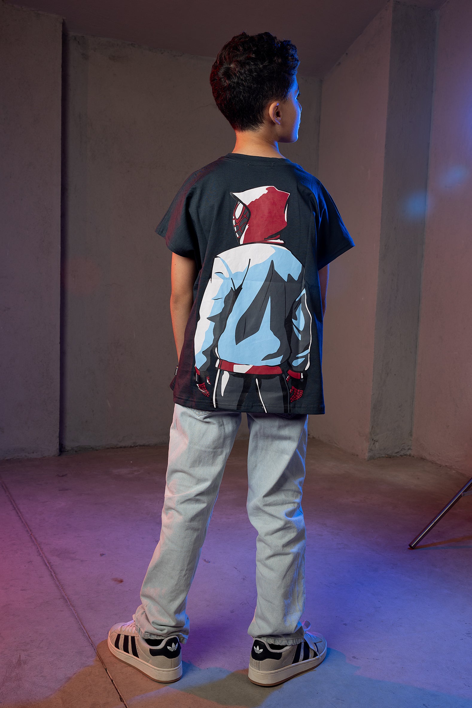 Boys' Spider-Man T-Shirt – Miles Morales Graphic Print