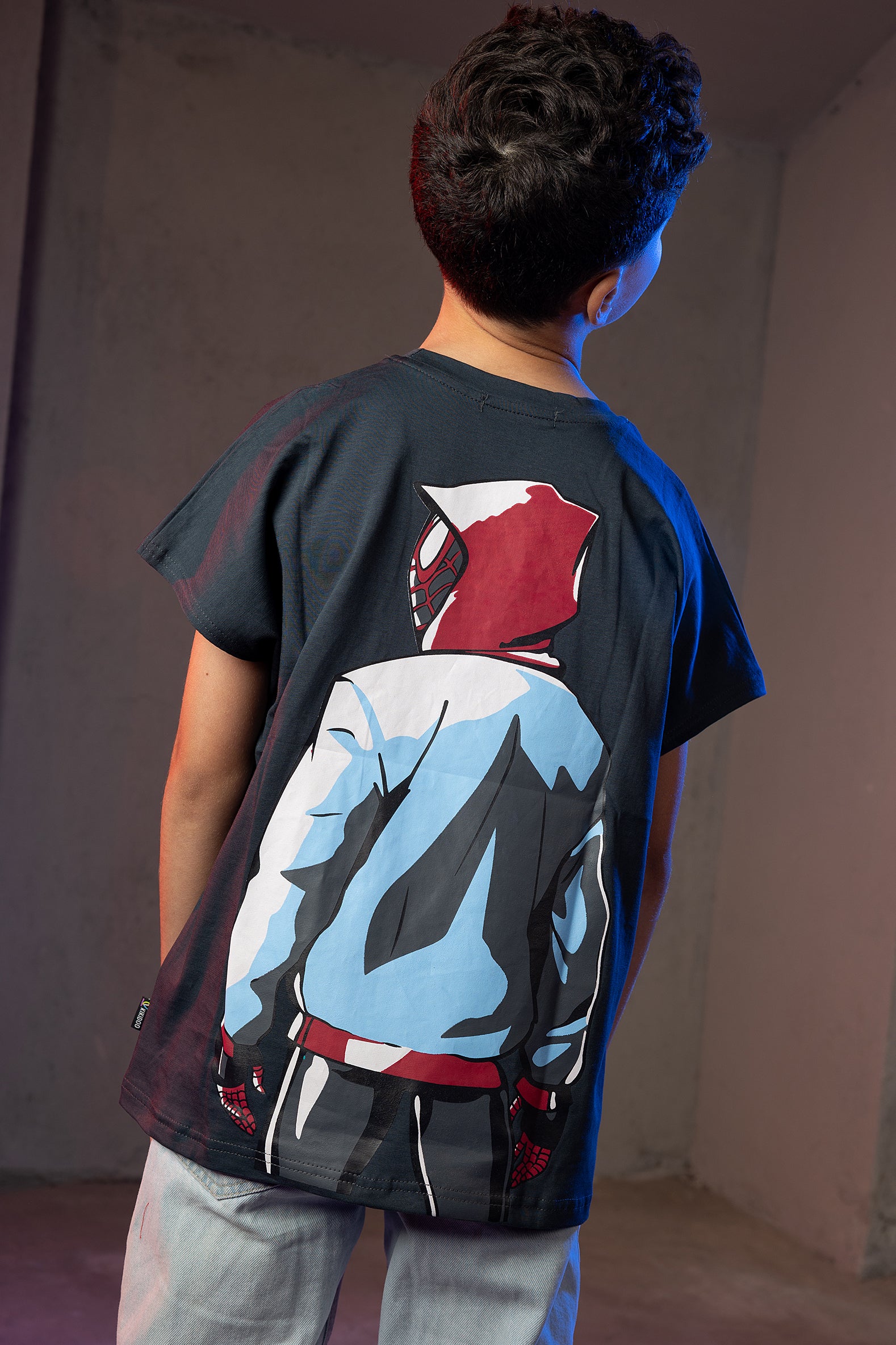 Boys' Spider-Man T-Shirt – Miles Morales Graphic Print