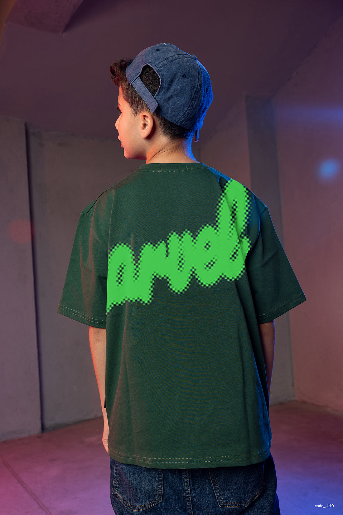 Boys' Graphic Glow T-Shirt - Green Neon