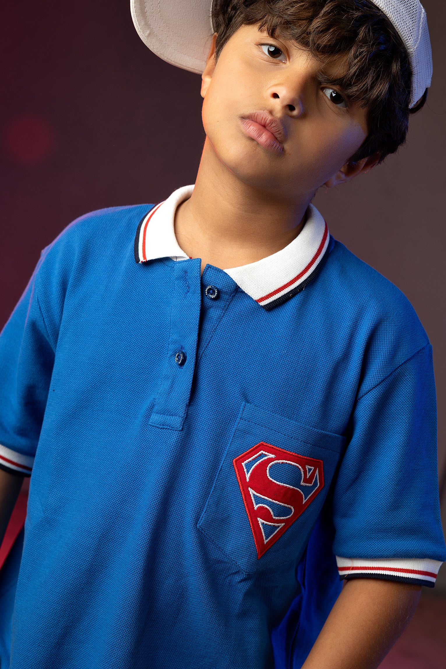 Boys' Superman Polo Shirt – Embroidered Logo
